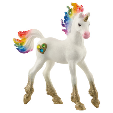 7" Rainbow Love Unicorn Foal