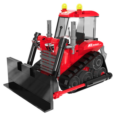 ACE BLCK BULDOZR RED/BLK