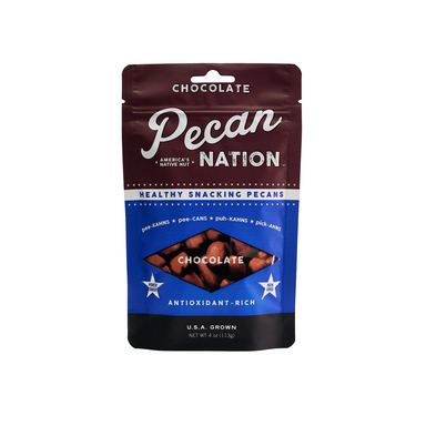 PECANS CHOCOLATE 4OZ 8/1PK