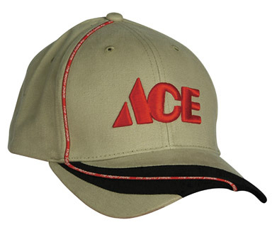 ACE CAP TWILL KHAKI/BLK