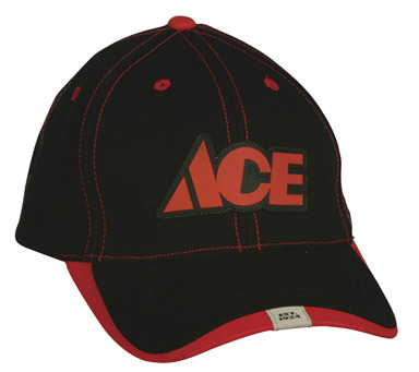 ACE CAP CANVAS BLACK/RED