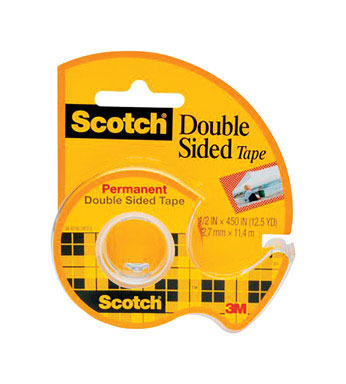 Double Sided Tape Clear1/2"X450"