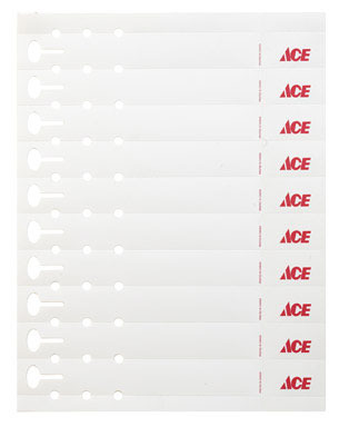 SLIP ON LABEL 1X8.5"