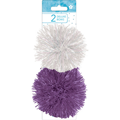 Pi Bows Frework Pearl/purp 2pk