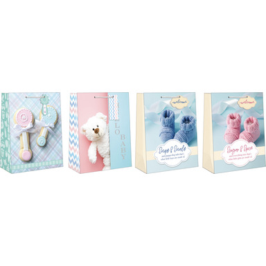 Pi Gift Bag Asstd Baby Lrg
