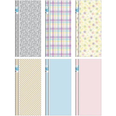 Baby/ Wdg  Wrap Asstd 20sq' 30"