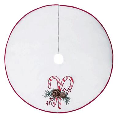 TREE SKRT CNDY CANE  48"