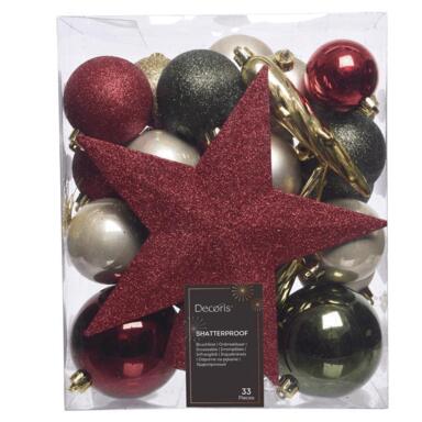 ORNAMENTS ASST 33PK