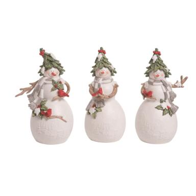 SNOWMAN FIGURINE ASST