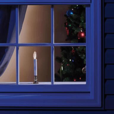 CANDLE WARM WHITE LED 9"