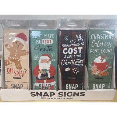 CMAS SNAP SIGN ASST