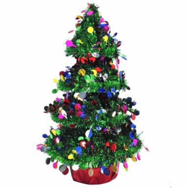 CMAS TREE TINSEL 14"
