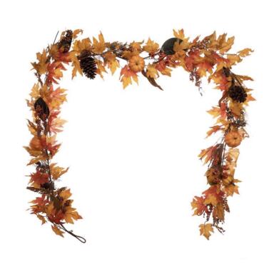 9' Fall Leaves Garland
