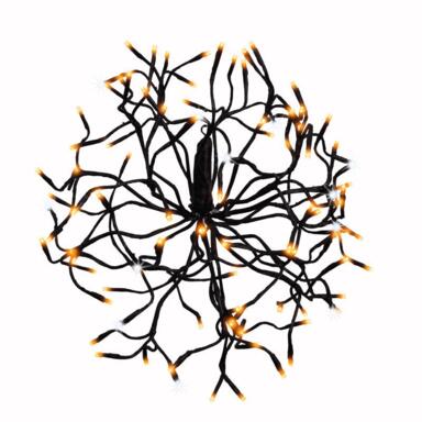 LED SPHERE ORANGE 16"