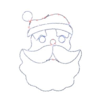 SANTA HEAD SILHOUETT 15"