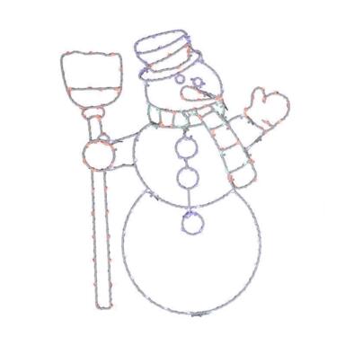 SNOWMAN SILHOUETTE 17"