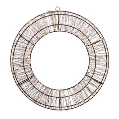 LED WREATH CLR/WW 14"