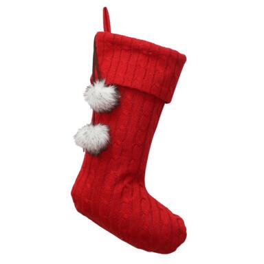 CMAS STOCKING POMS RED