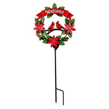Cardinal Solar Stake