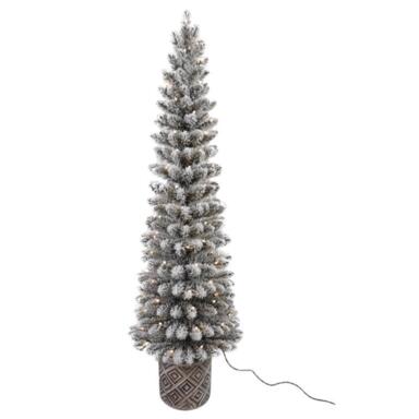 Cmas Flckd Dimnd Tree 5'