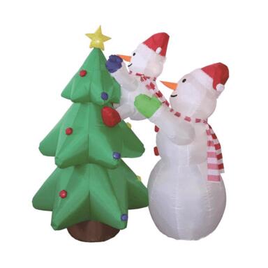 CMAS SNWMN WITH TREE 6'