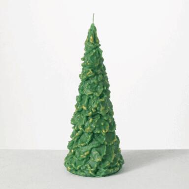 TREE CANDLE GREEN 12"