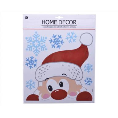 SANTA WINDOW DECOR