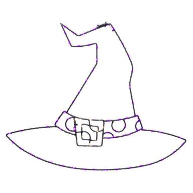 ILLUMINATED METAL WITCH