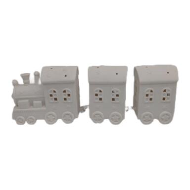 CERAMIC TRAIN DECOR LED