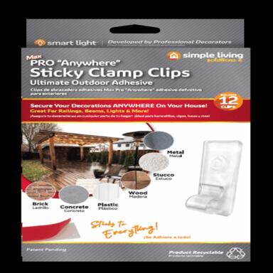 STICKY CLAMP CLIP 12PK