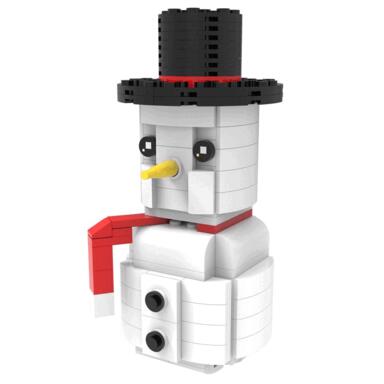 BLOCK SET SNOWMAN 157PC