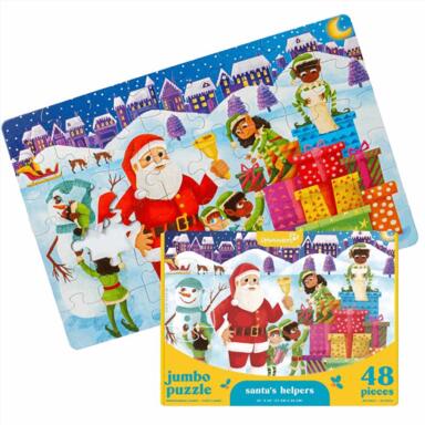 PUZZLE SANTA HELPER 48PC