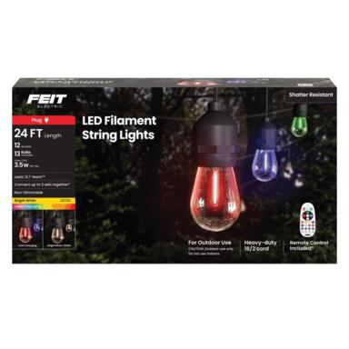 24" LED String Lights w/Remote