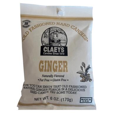 Claeys Hard Candy Ginger 6oz
