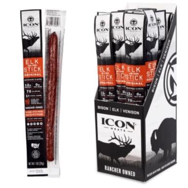 ELK/PORK JERKY ORGNL 1OZ