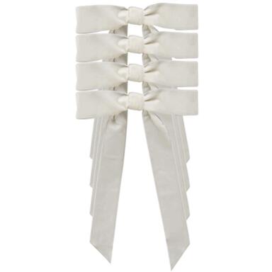 XMAS BOW VLVT LN IVR 1PK