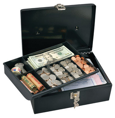 CASH BOX KEYED 7.75"