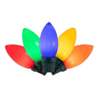 25Ct C9 LED Multi Xmas Light