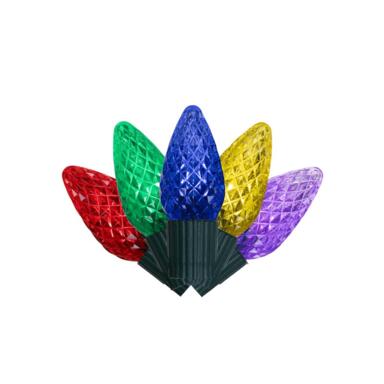 75Ct C9 LED Multi Xmas Lights