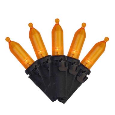 100CT T5 Orange LED String Light