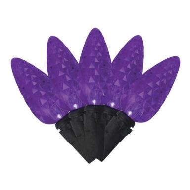 100Ct C6 LED Purple String Light