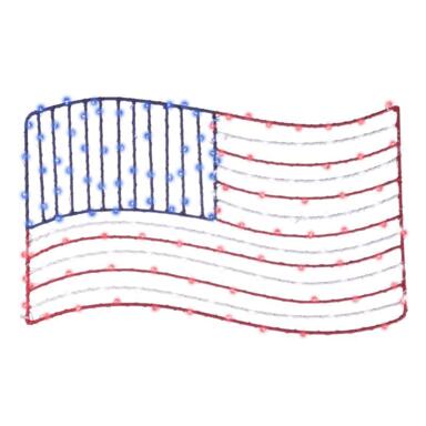 WNDW DCR PTRTC FLAG SLHT