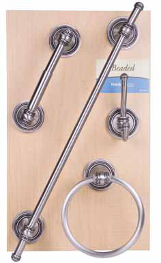 BEADED BRSHD SATIN/PEWTE