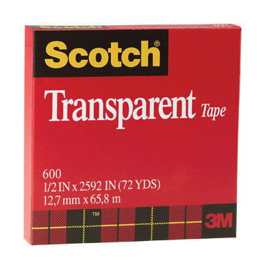 1/2" Transparent Tape