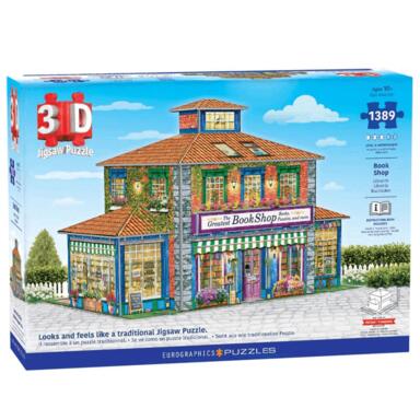 3d Jgsw Puzzle Book Shop
