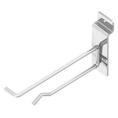 SCAN HOOK SLATWALL 8"