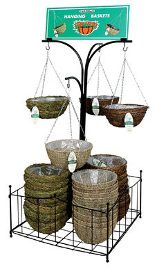 NAT. HANG BASKT DISPLAY