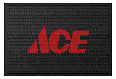 LOGO SCRAPER MAT 2.5'X3'