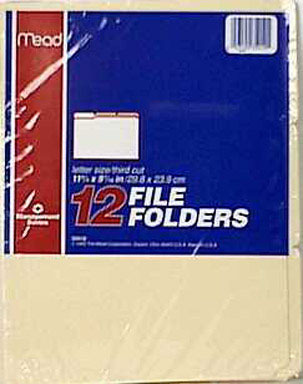 FOLDER FILE LETR SZ PK12