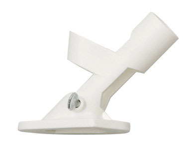 FLAG POLE BRACKET WHT